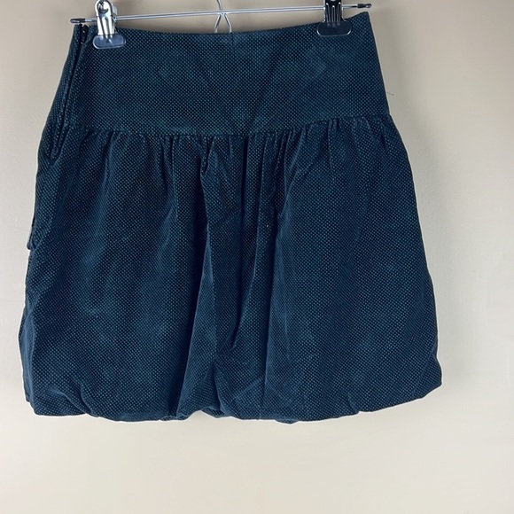 SESSUN + black polka dot velvet ballon skirt  with pockets - Picture 2 of 9